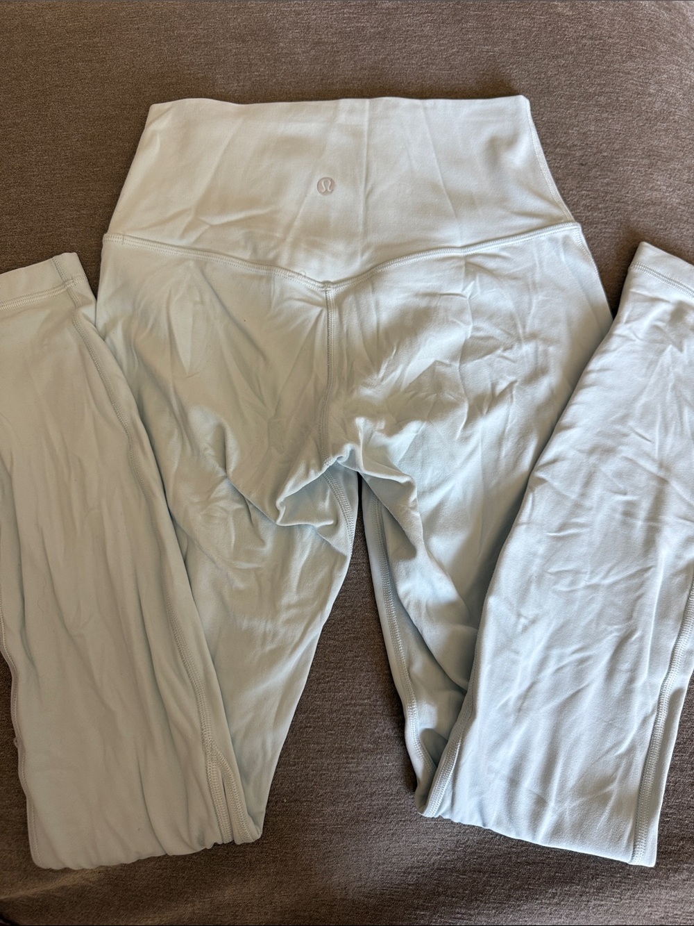 lululemon athletica Light Blue High-Waist Leggings